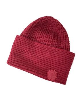Kate Spade Hat Cape Beanie Skully Womens One Size Red Sweater Knit New York
